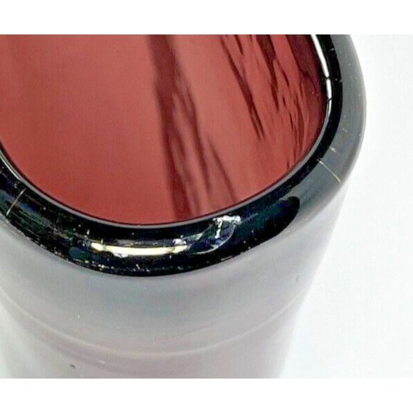 Vintage Amethyst to Clear 11" Fan Vase Hand Blown Glass - Picture 8 of 15